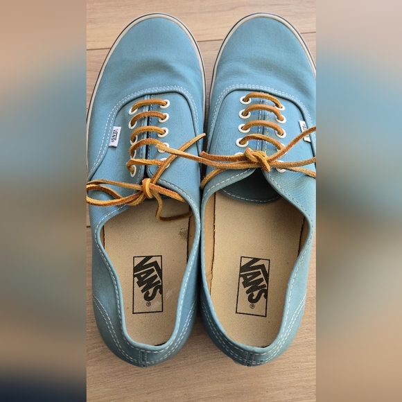 Mens Van's blue Authentic Brushed twill sneaker - Picture 5 of 8